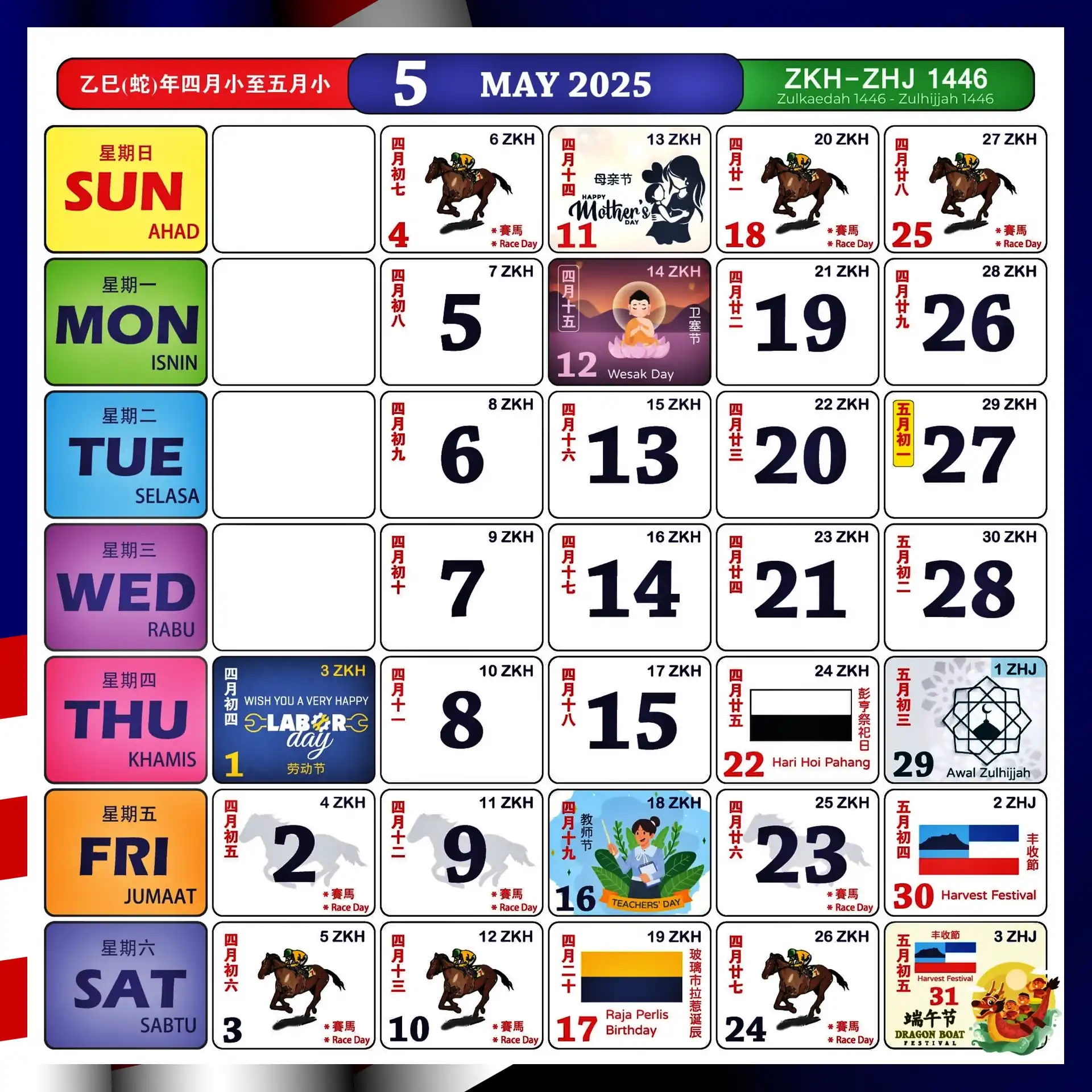 kalendar kuda 2025 may